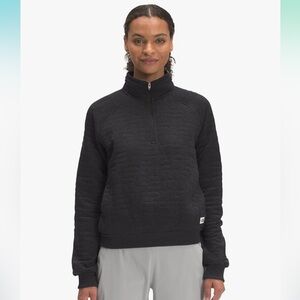 The North Face Longs Peak Quilted ¼-Zip Large Cozy Knit Cotton Pullover